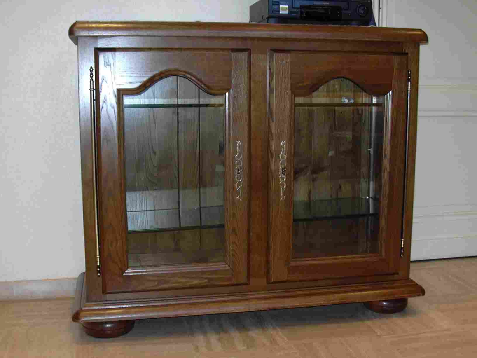 Meuble Bas Vitrine vue de face