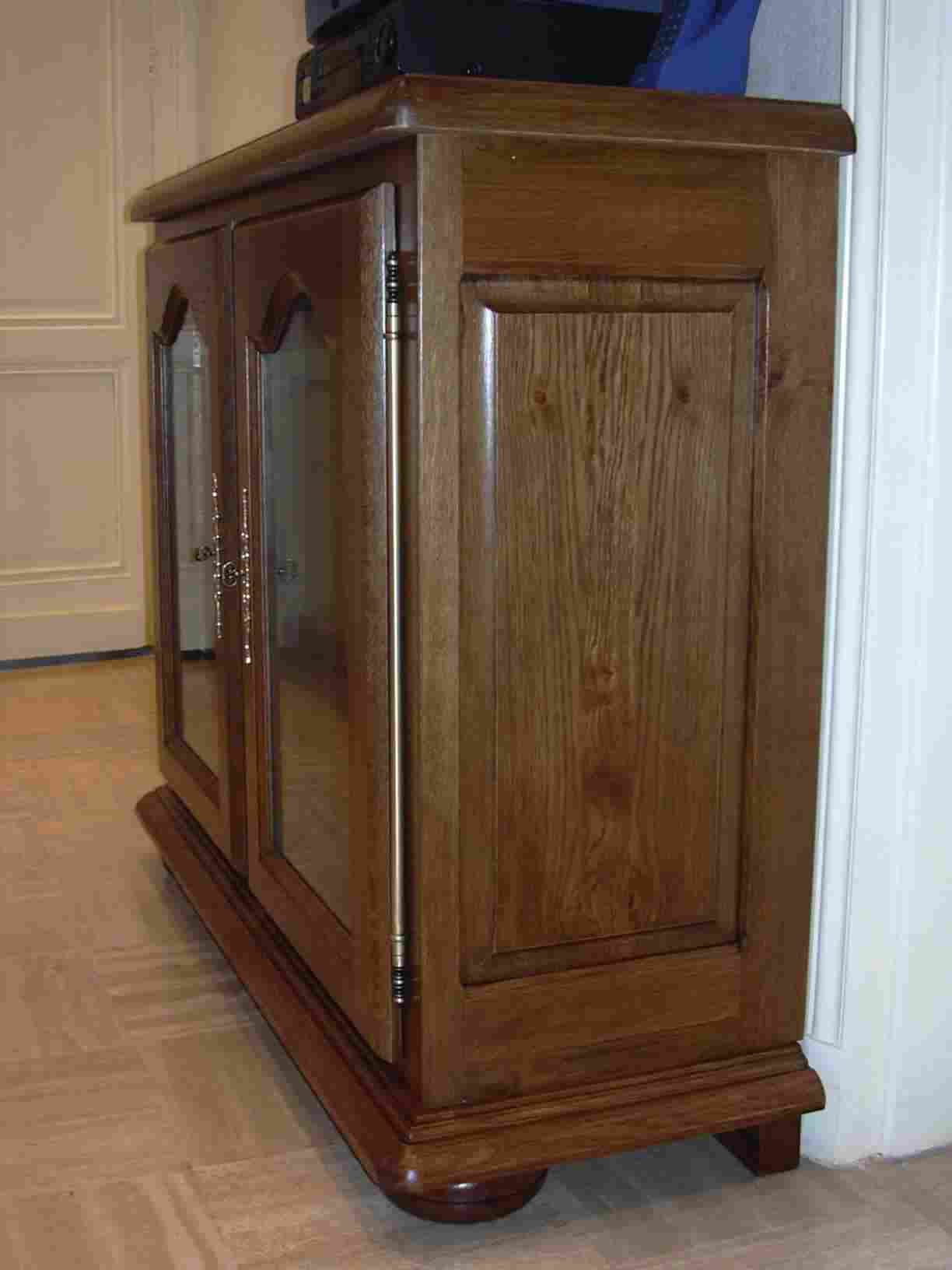 Meuble Bas Vitrine vue de profil